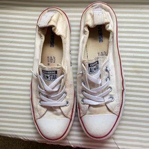 Converse canvas slip on sneaks